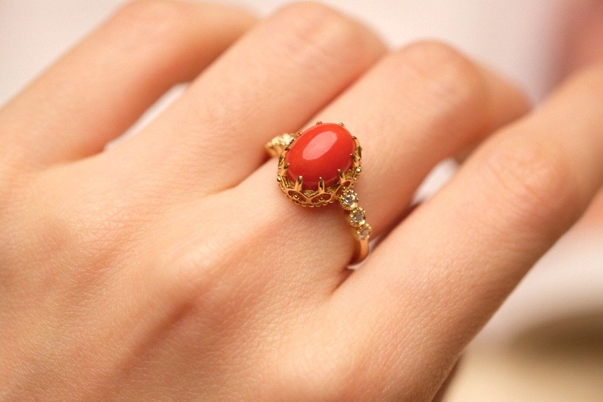 red coral gemstone