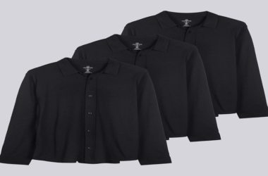 black button up flannel for men